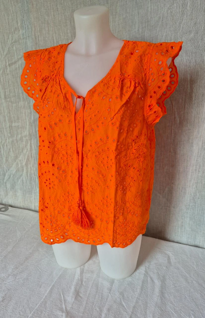 Blouse orange "Gémo" taille XL neuf